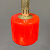 Lampada a sospensione in vetro rosso Stilnovo, 1950 circa