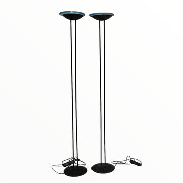 Splendida coppia di lampade da terra design anni 80