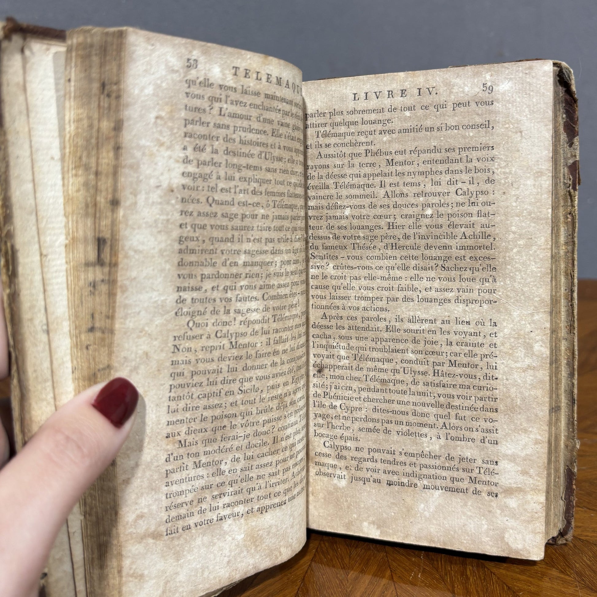 Les aventures de Télémaque - Fénelon (1807) - Vassallo Antiques Antiquariato Online