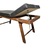 Lettino medico vintage pelle - Vassallo Antiques Antiquariato Online