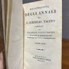 "Dilucidazioni degli Annali" di Tacito - G. Sanseverino 1829