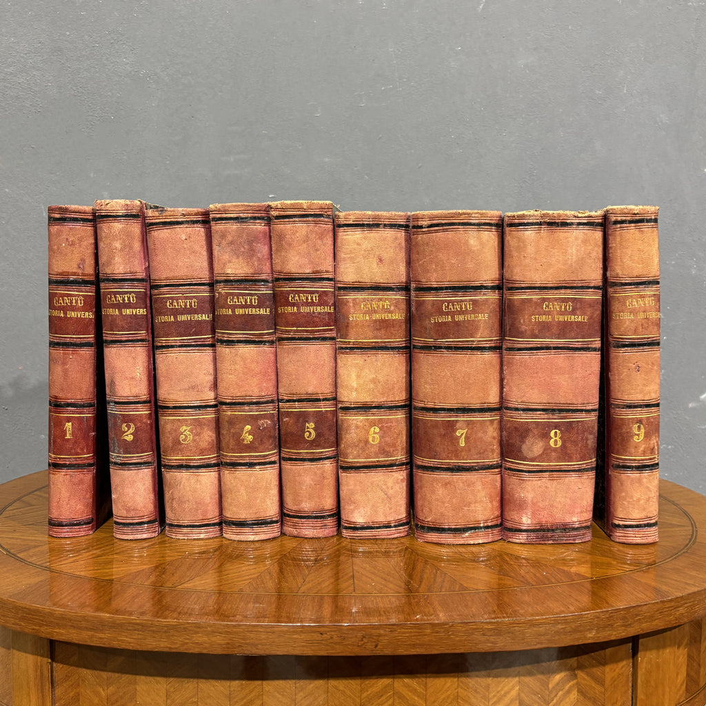 Collezione completa della "Storia Universale" di Cesare Cantù - Edizione Napoletana del 1847