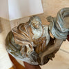Importante gruppo in porcellana di Capodimonte raffigurante Mercurio e Argo