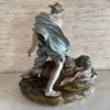 Importante gruppo in porcellana di Capodimonte raffigurante Mercurio e Argo