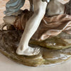 Importante gruppo in porcellana di Capodimonte raffigurante Mercurio e Argo