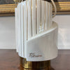 Lampada da tavolo di design italiano firmata F. Palmieri