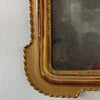 Specchiera francese Luigi Filippo dorata del XIX secolo