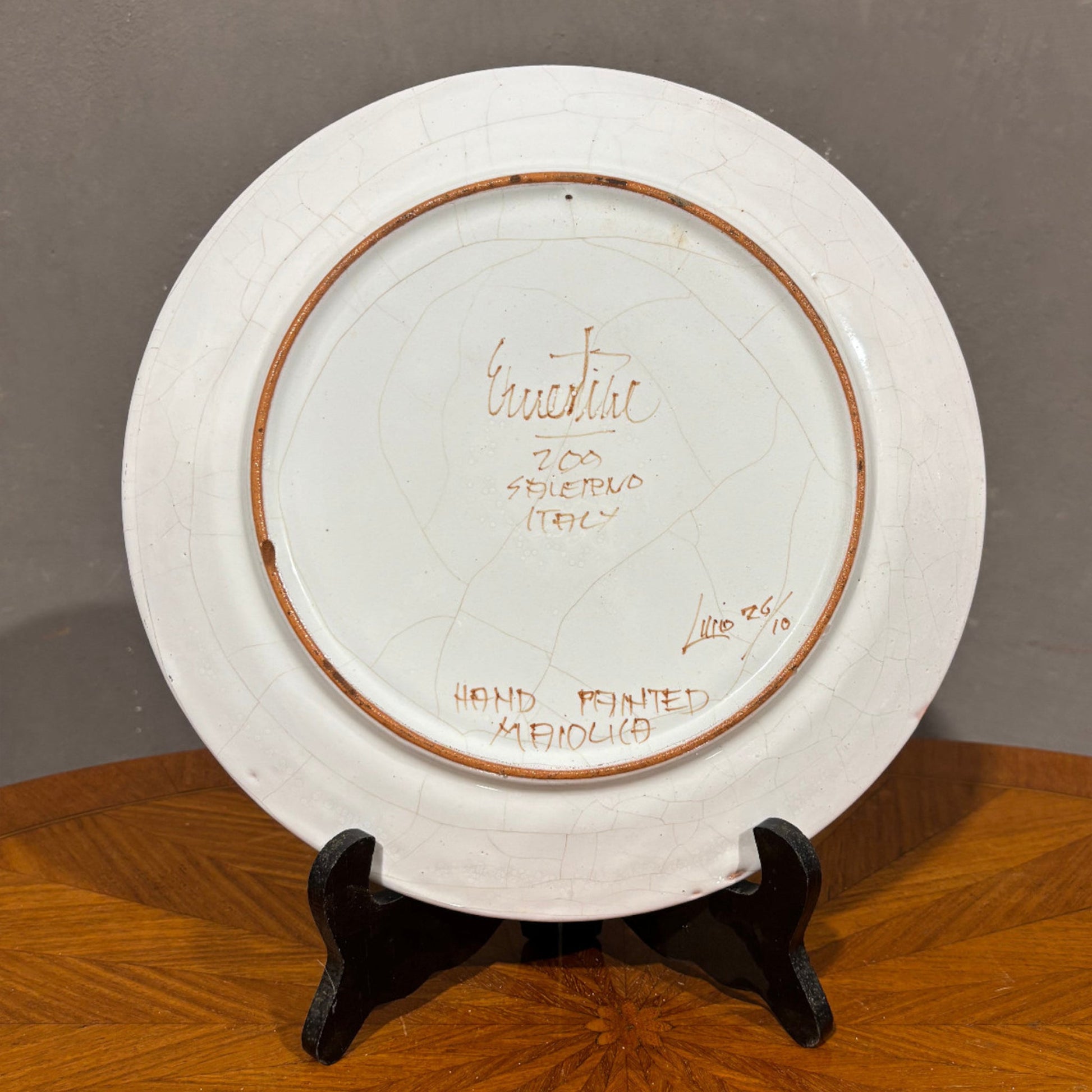 Piatto Ernestine Salerno Mid - Century - Vassallo Antiques Antiquariato Online