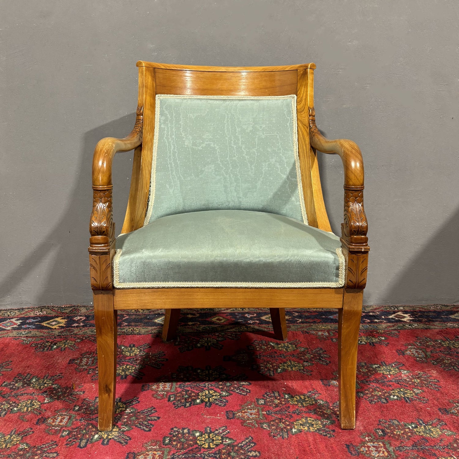 Poltrona in stile Impero Epoca '900 - Vassallo Antiques Antiquariato Online