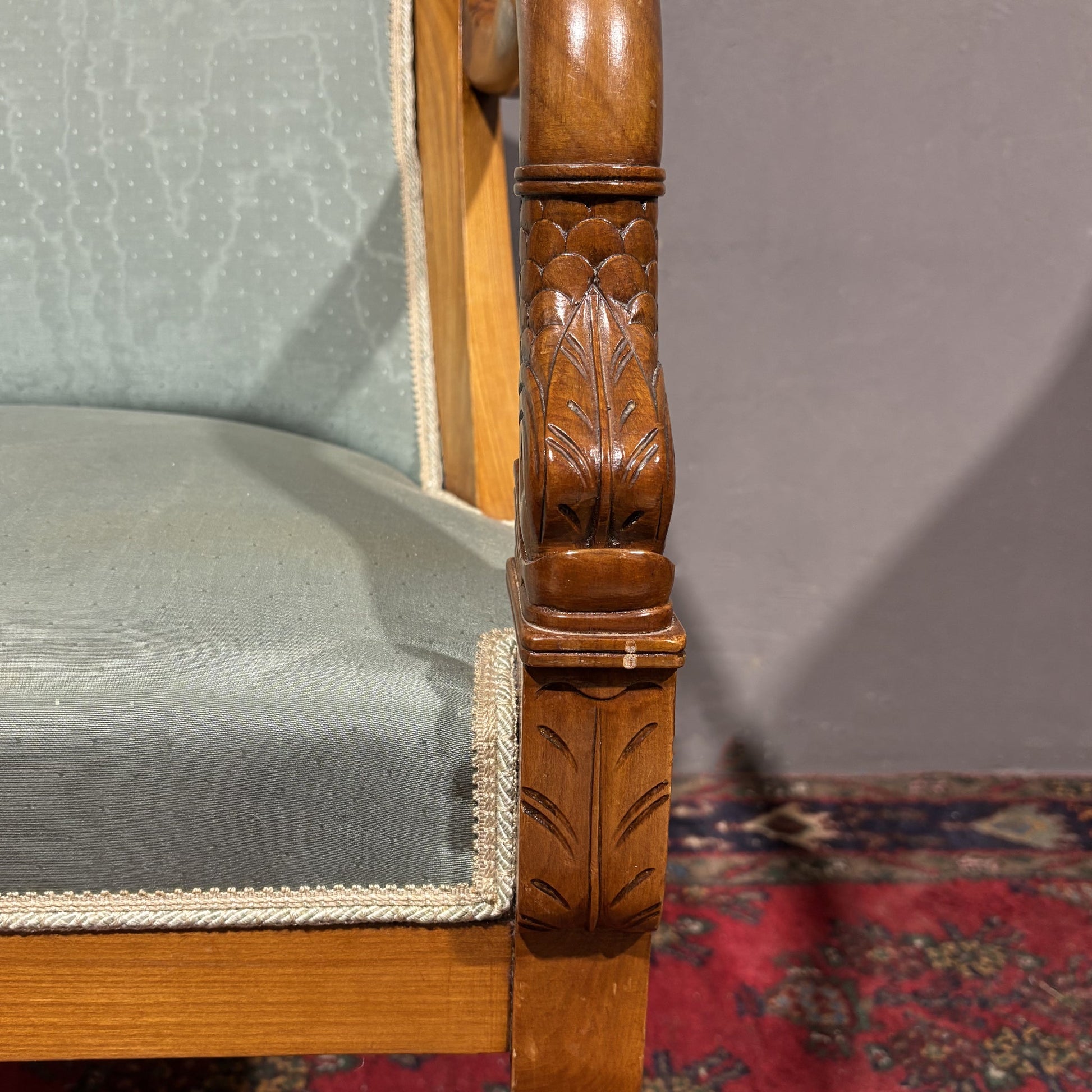 Poltrona in stile Impero Epoca '900 - Vassallo Antiques Antiquariato Online