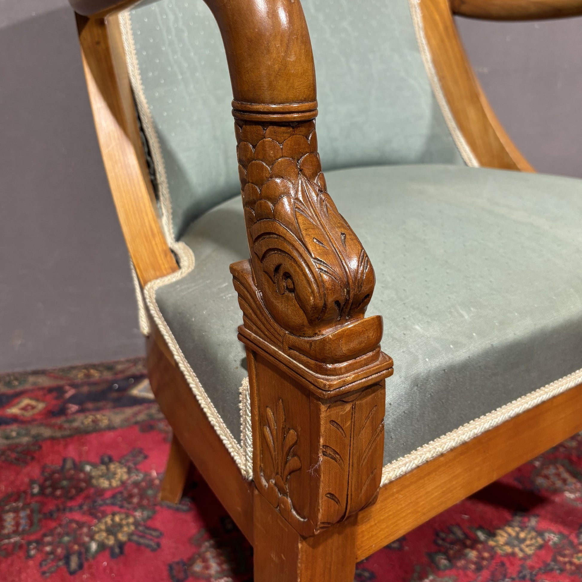 Poltrona in stile Impero Epoca '900 - Vassallo Antiques Antiquariato Online