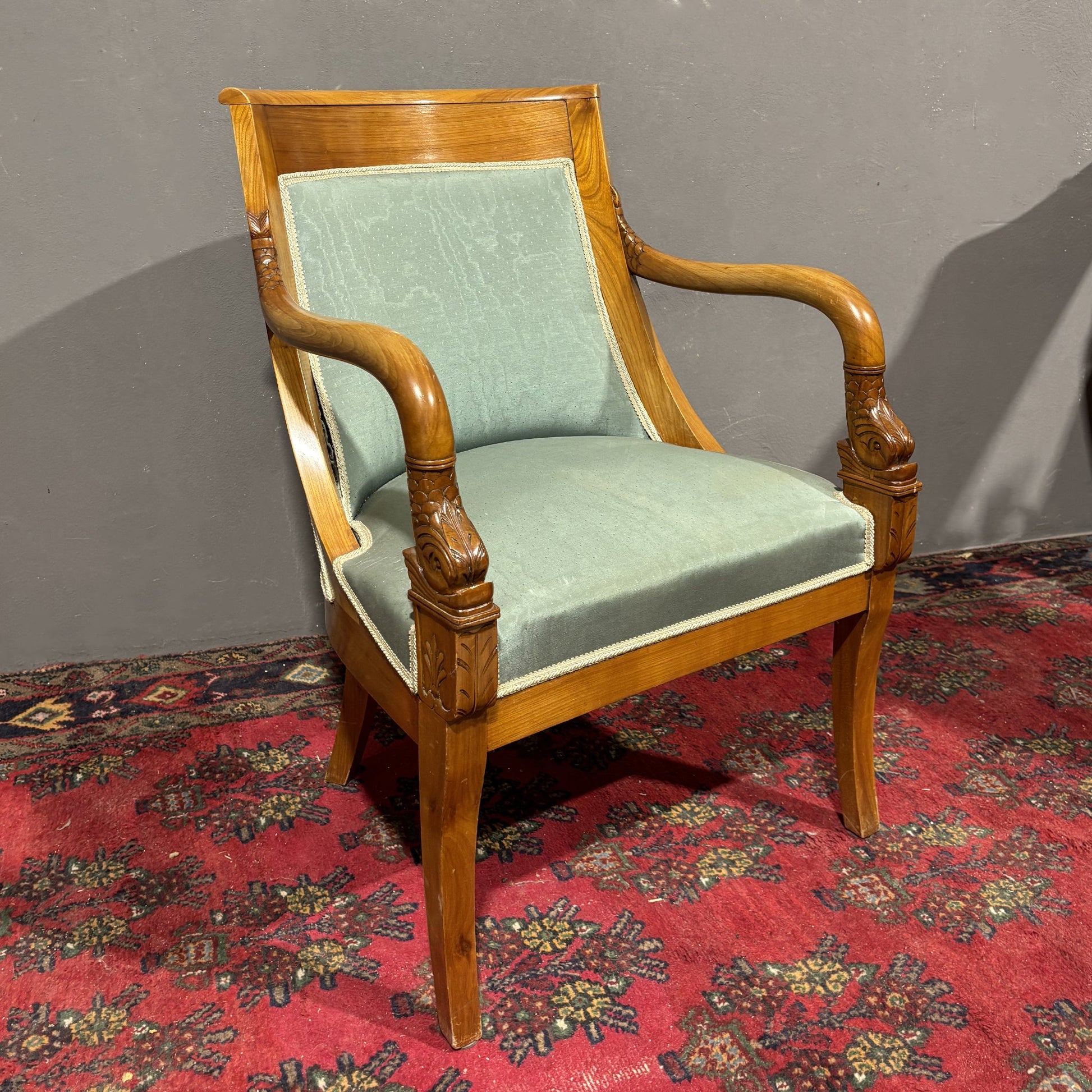Poltrona in stile Impero Epoca '900 - Vassallo Antiques Antiquariato Online