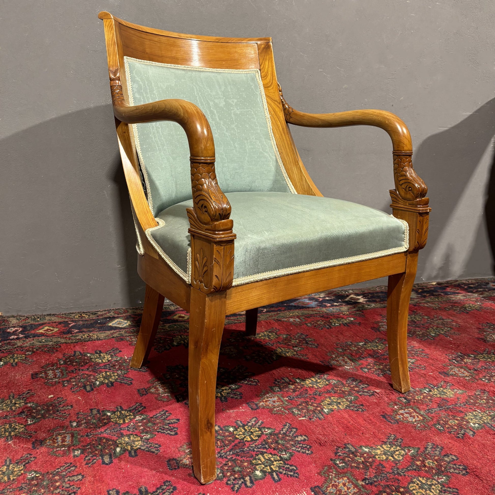 Poltrona in stile Impero Epoca '900 - Vassallo Antiques Antiquariato Online