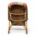 Poltrona Jungle in vimini George Coslins per Gervasoni - Vassallo Antiques Antiquariato Online