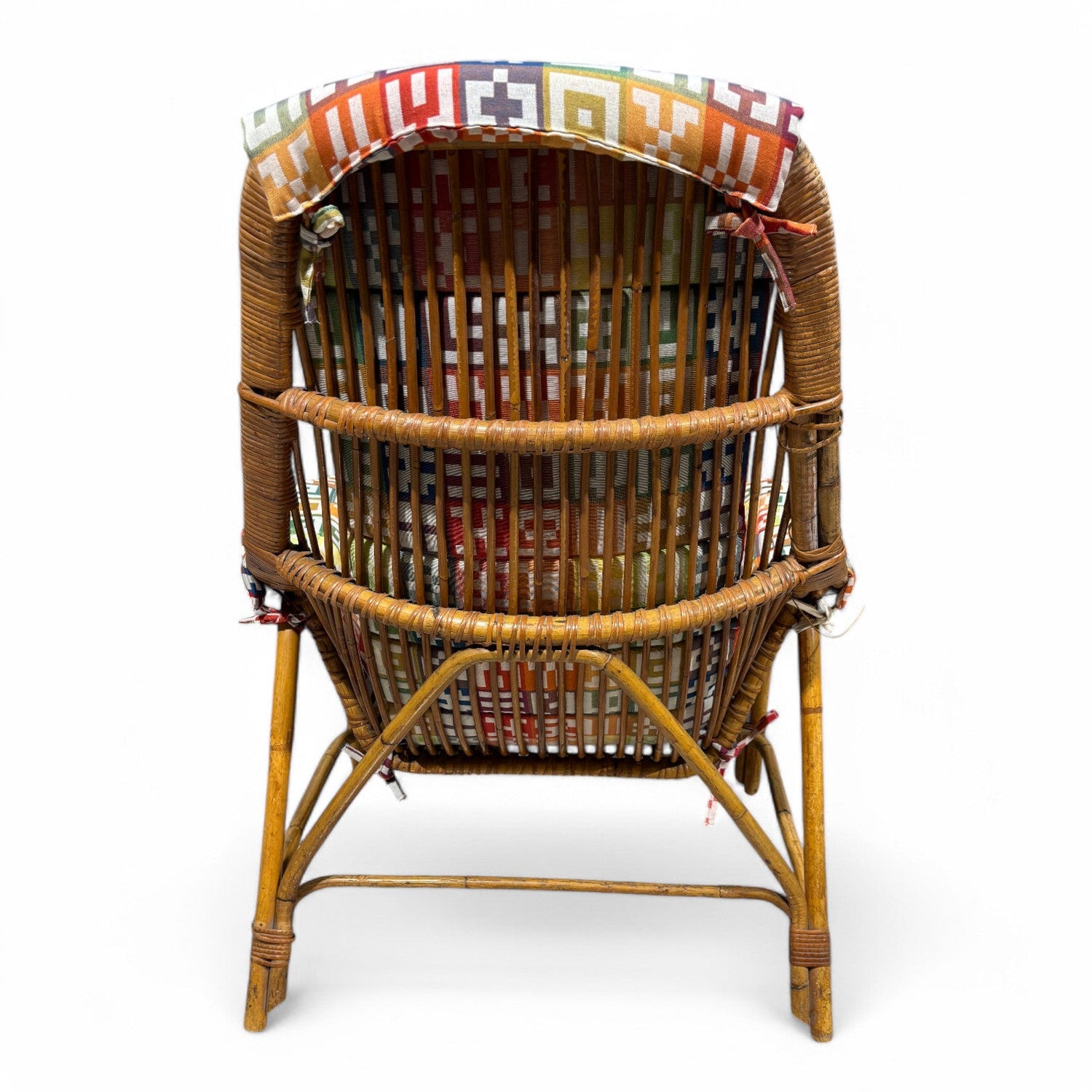 Poltrona Jungle in vimini George Coslins per Gervasoni - Vassallo Antiques Antiquariato Online