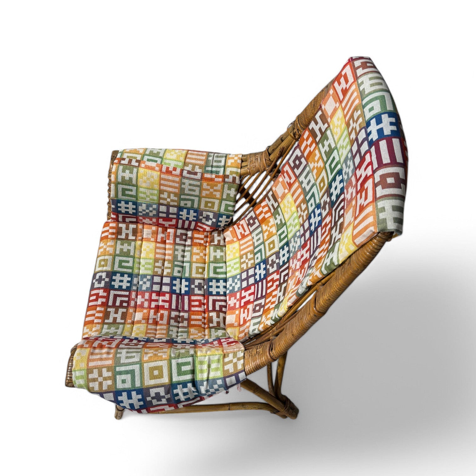 Poltrona Jungle in vimini George Coslins per Gervasoni - Vassallo Antiques Antiquariato Online