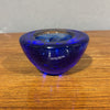 Posacenere cristallo blu Kosta Boda anni '60 - Vassallo Antiques Antiquariato Online