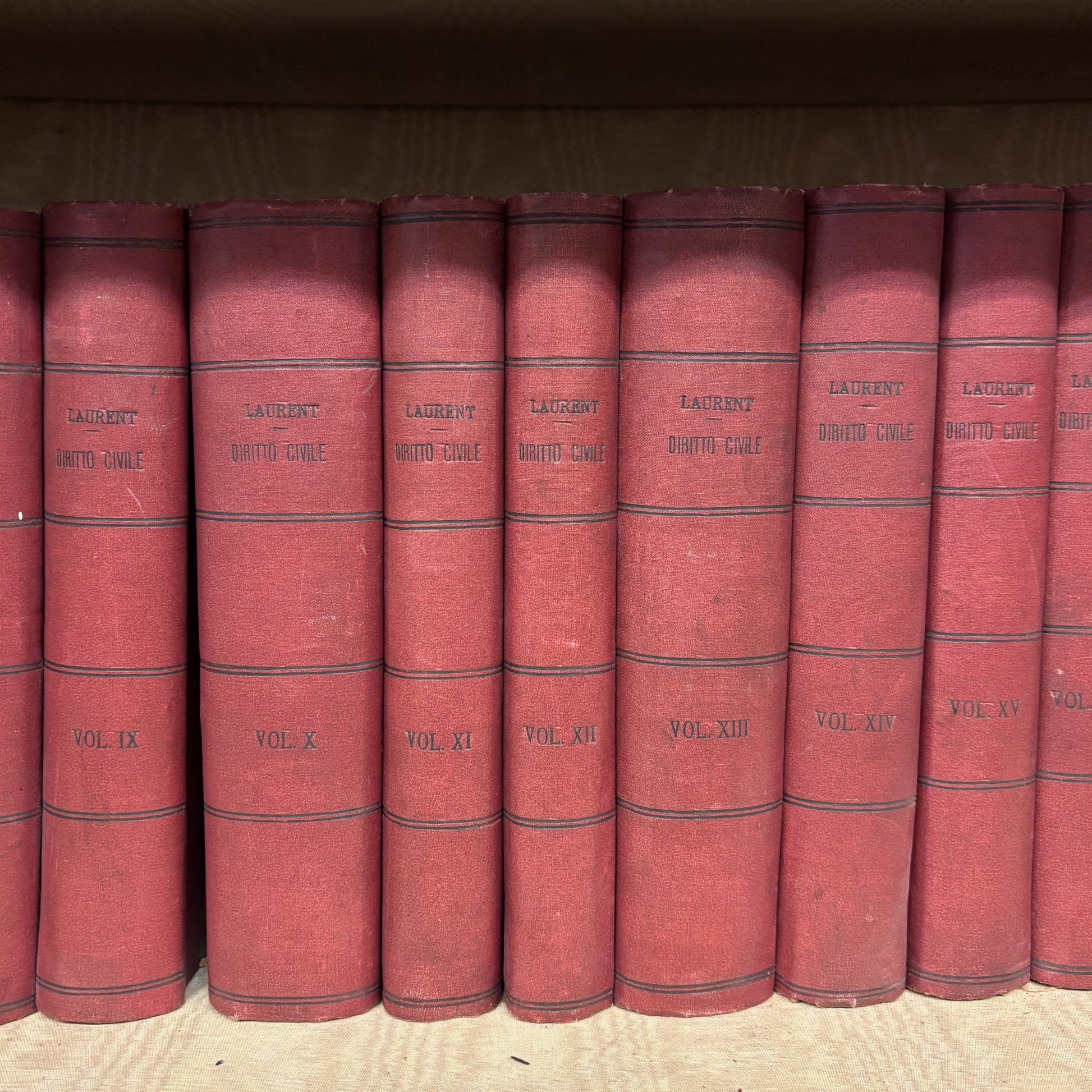 Principii del diritto civile - F. Laurent - 1900 - Vassallo Antiques Antiquariato Online