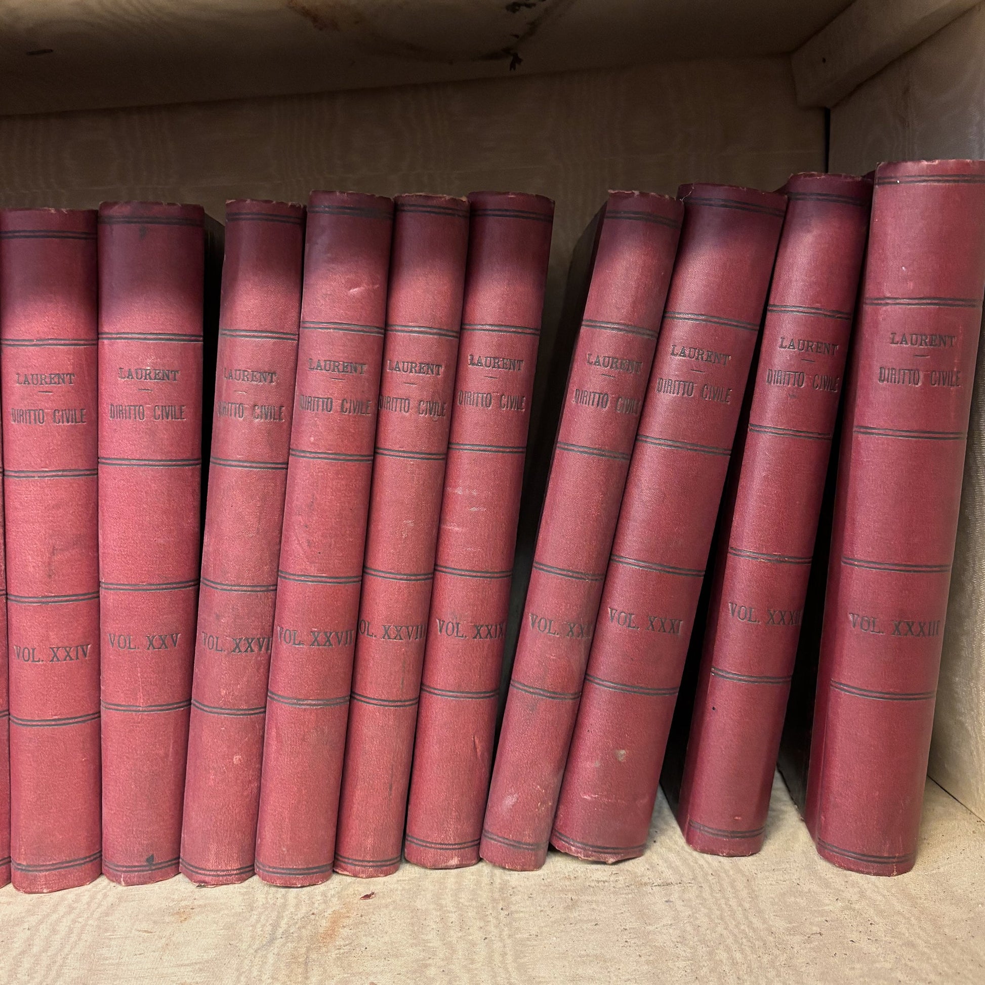 Principii del diritto civile - F. Laurent - 1900 - Vassallo Antiques Antiquariato Online