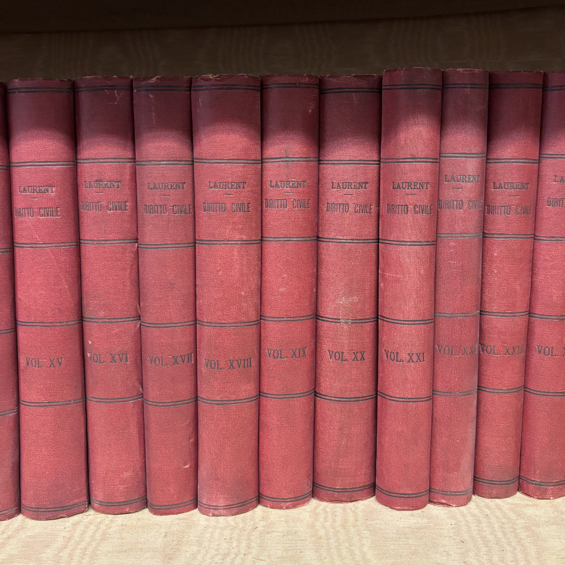 Principii del diritto civile - F. Laurent - 1900 - Vassallo Antiques Antiquariato Online