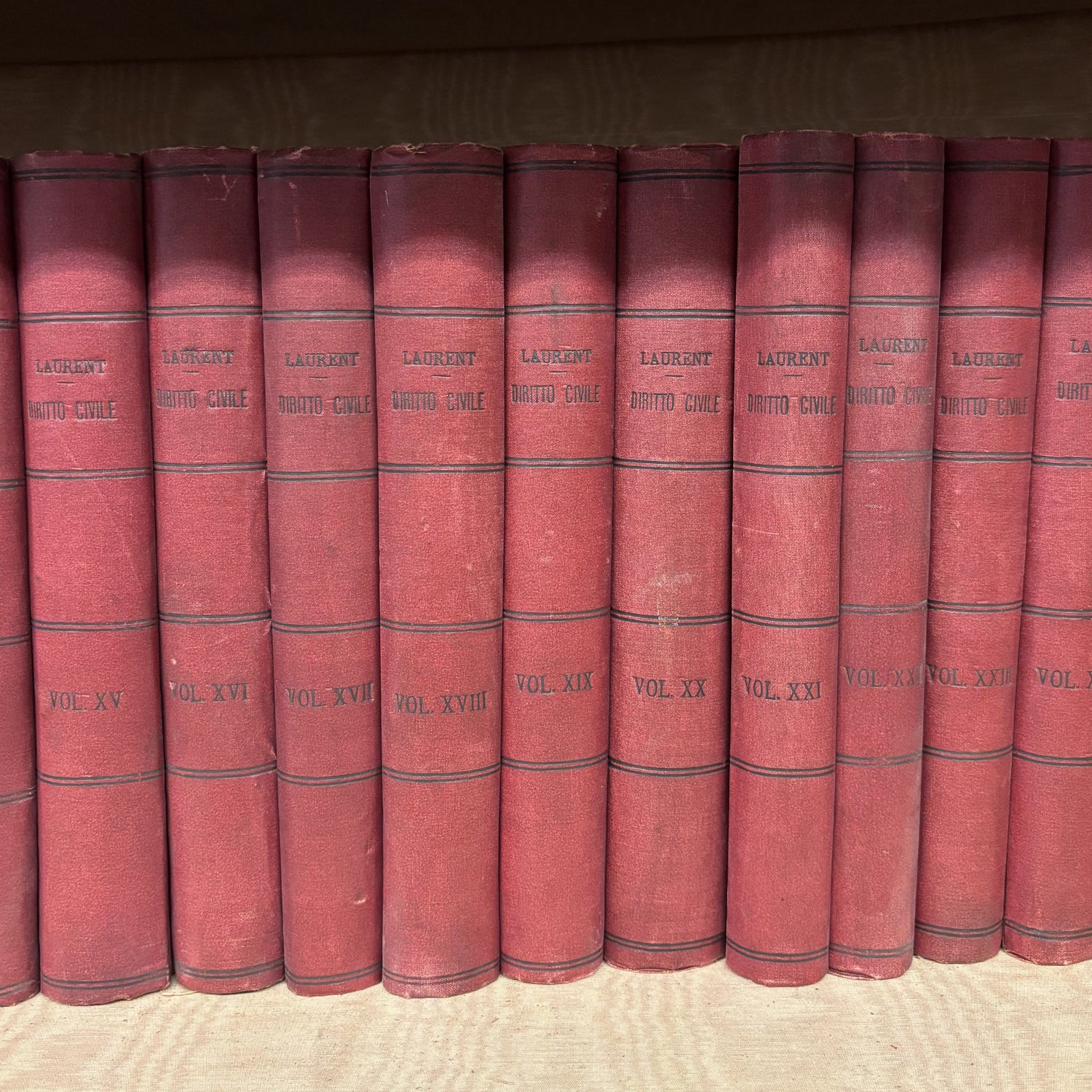 Principii del diritto civile - F. Laurent - 1900 - Vassallo Antiques Antiquariato Online