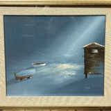Quadro paesaggio marino, Guida - Vassallo Antiques Antiquariato Online