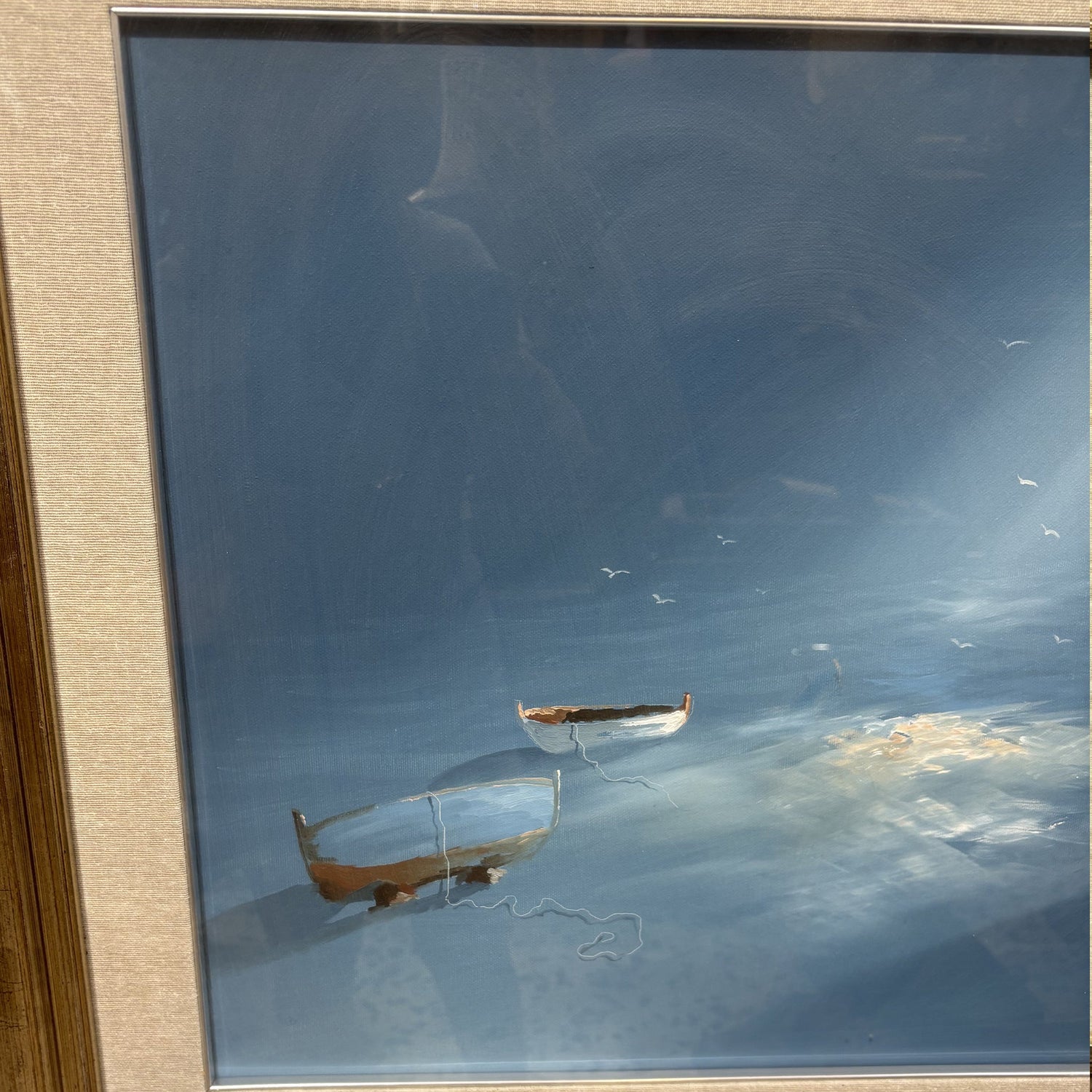 Quadro paesaggio marino, Guida - Vassallo Antiques Antiquariato Online