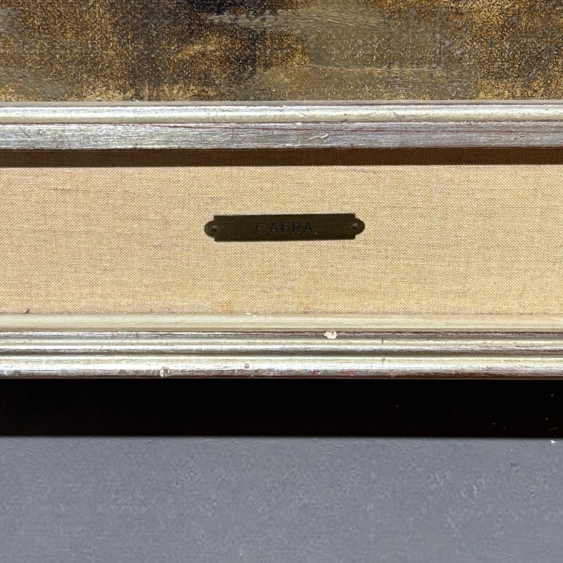Quadro "Viandante" di Cafrà - Vassallo Antiques Antiquariato Online