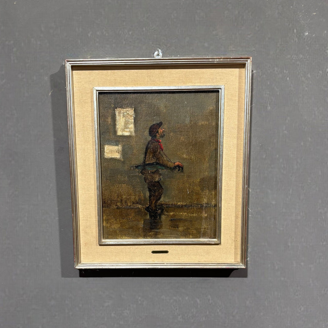 Quadro "Viandante" di Cafrà - Vassallo Antiques Antiquariato Online