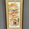 Quadro astratto in pittura ad olio anni '70