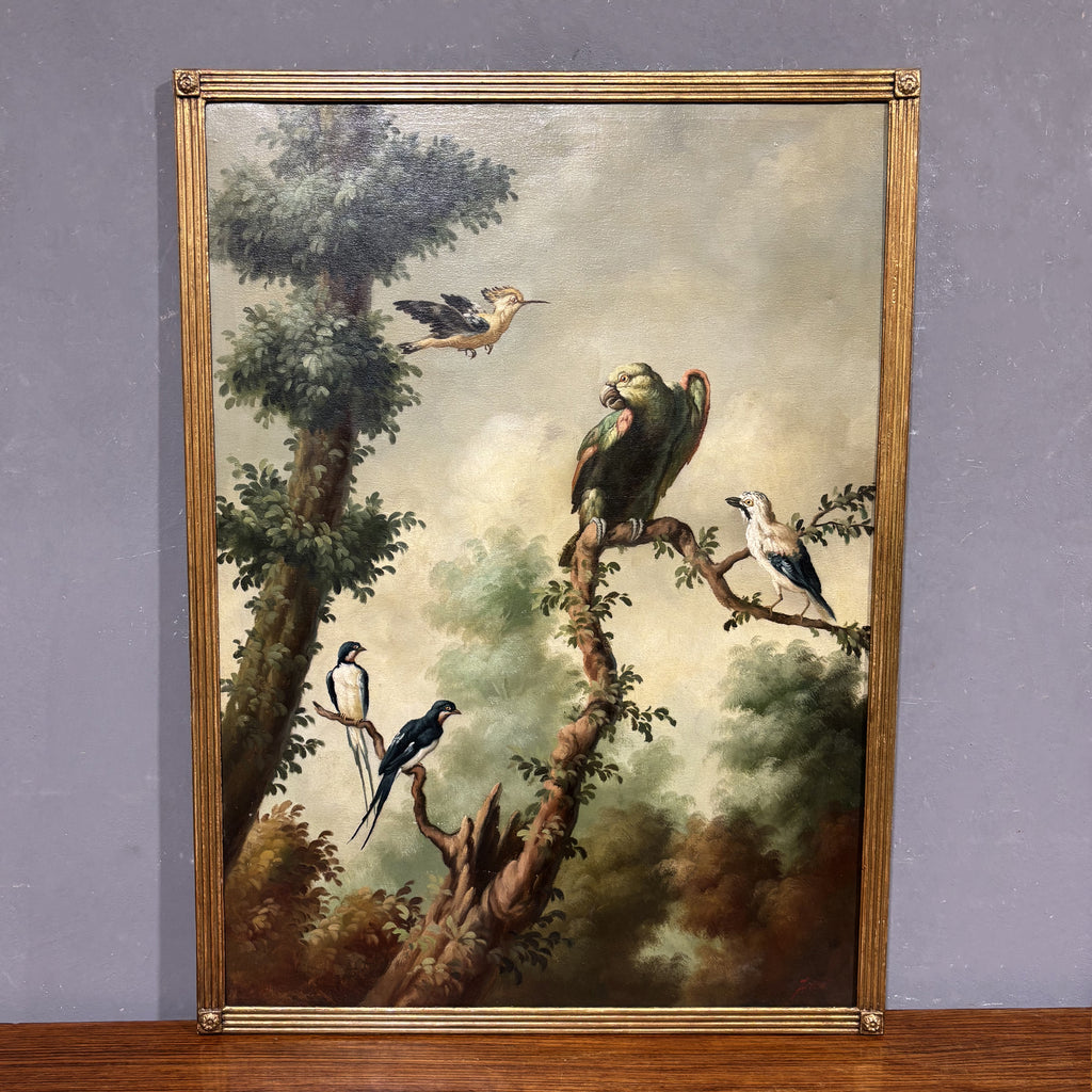 Antico Dipinto Naturalistico XIX secolo