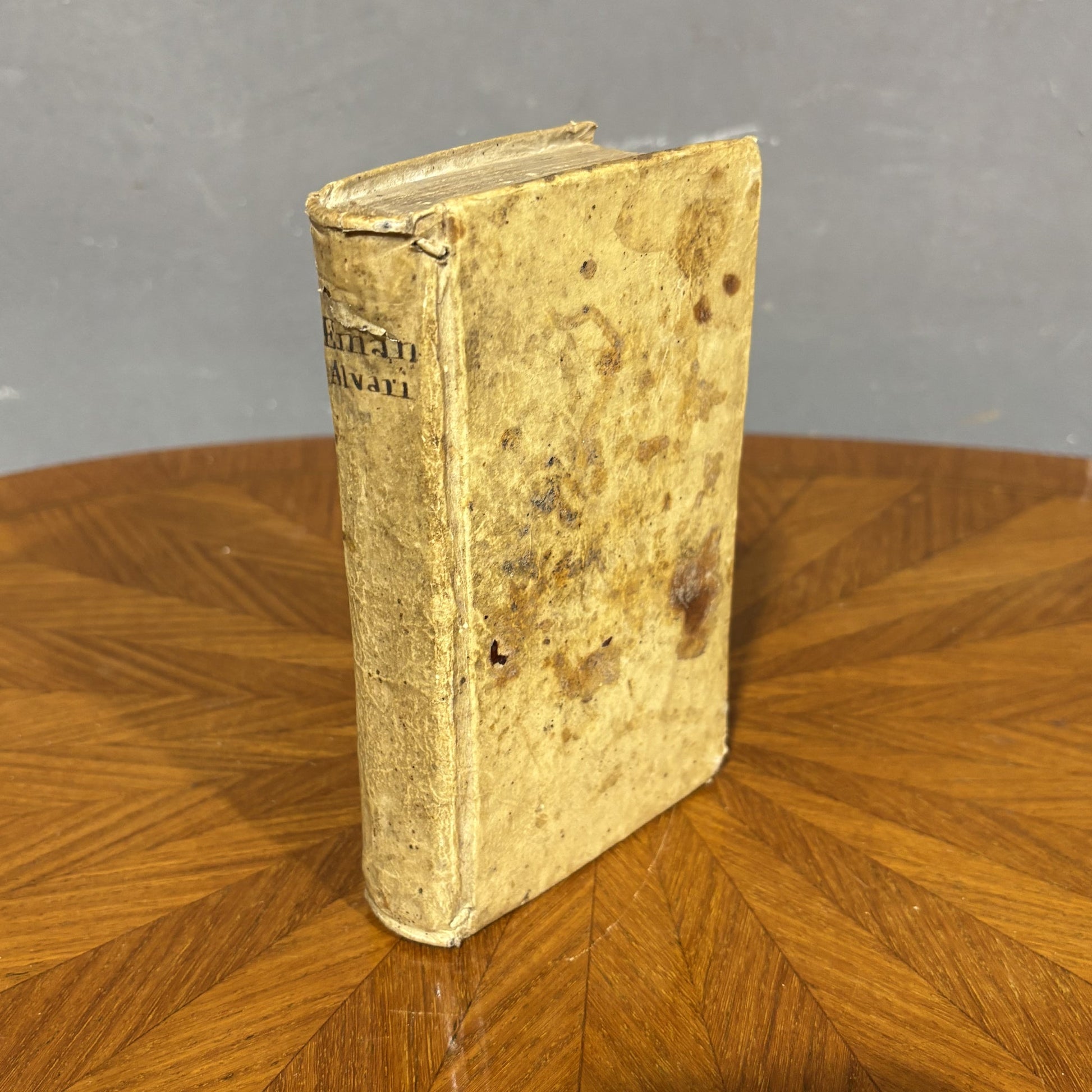 Rara edizione antica di "Emmanuelis Alvari" del 1700 - Vassallo Antiques Antiquariato Online