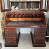 Libreria Vittoriana con Scrittoio Roll-Top