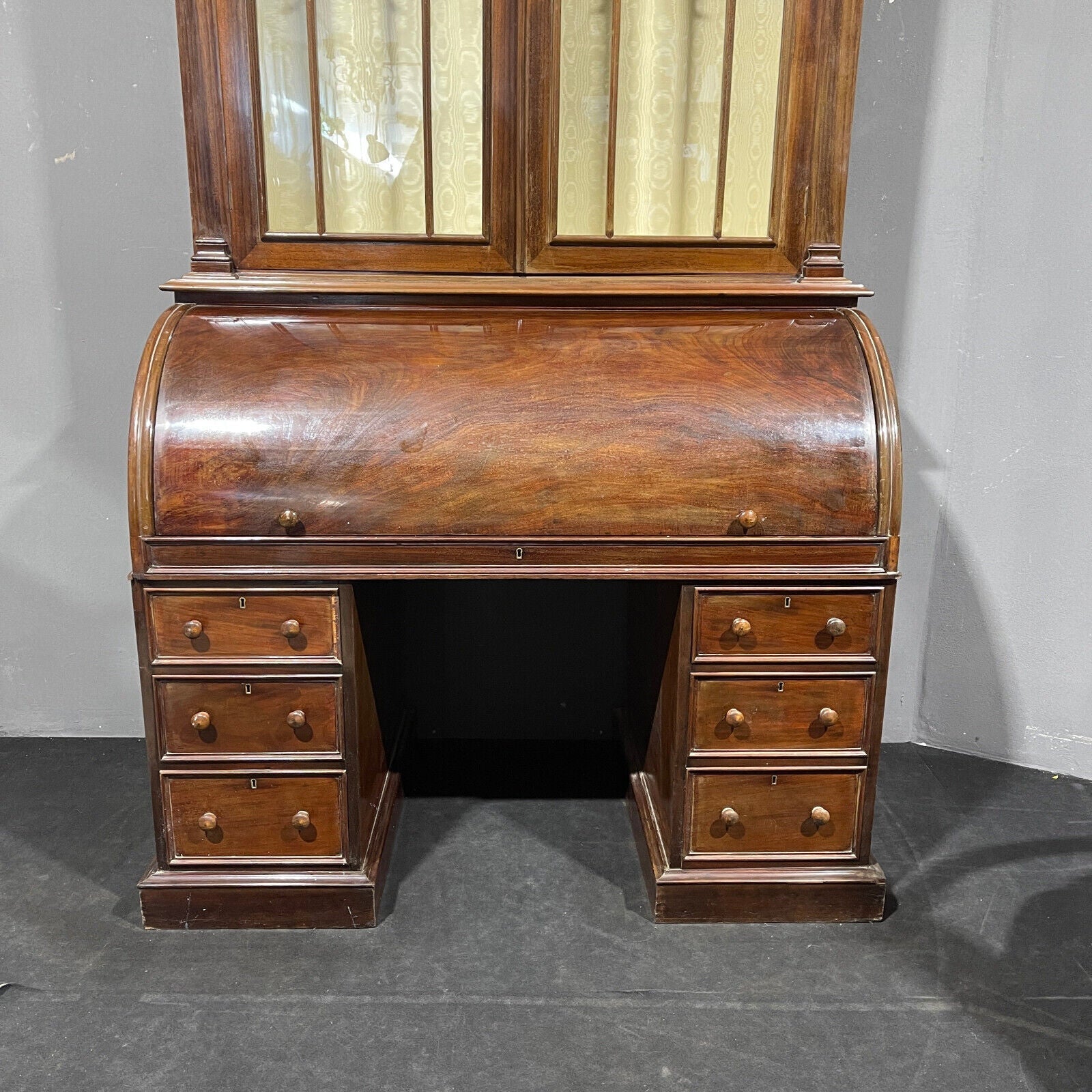 Rooltop Vittoriano in mogano Epoca '800 XIX secolo - Vassallo Antiques Antiquariato Online
