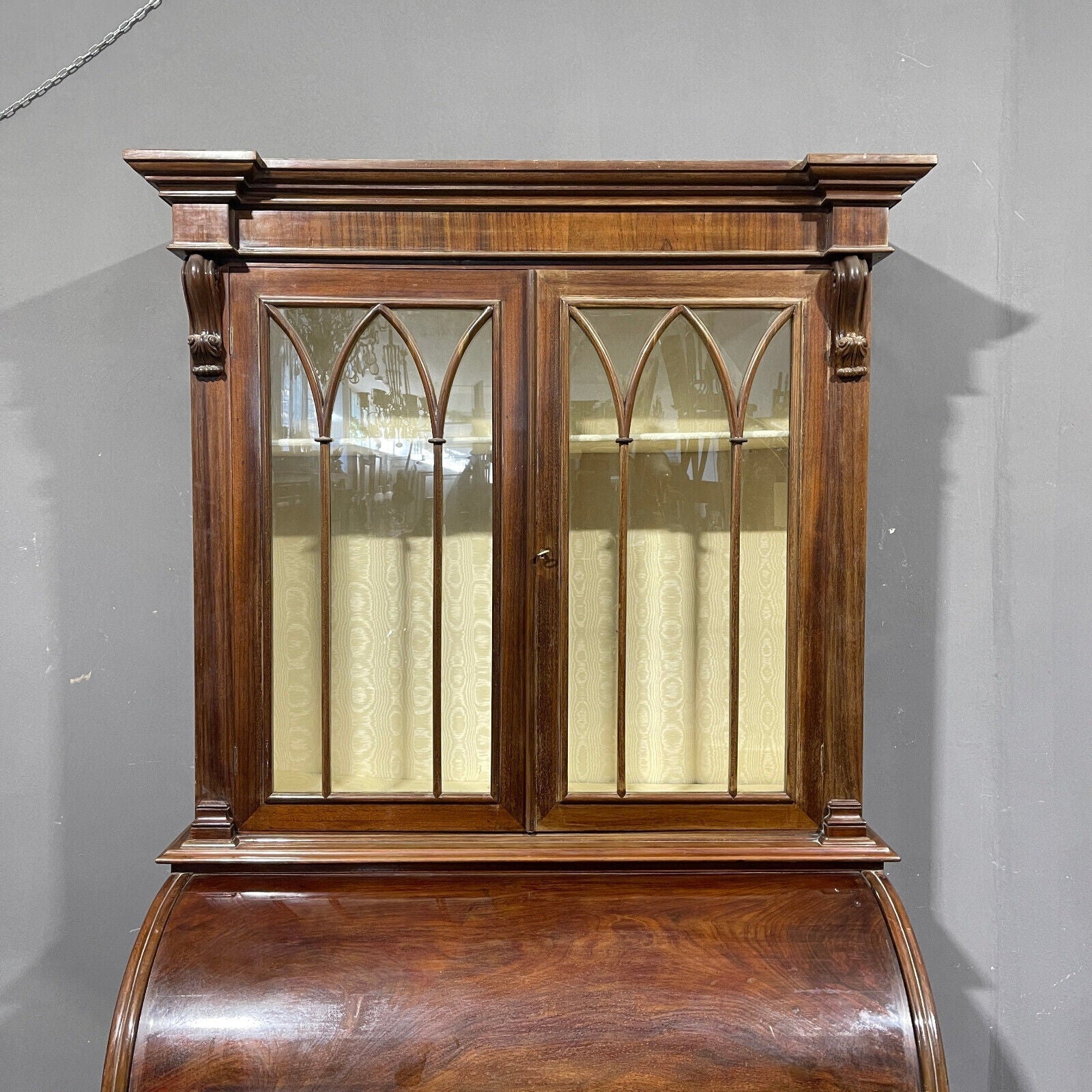 Rooltop Vittoriano in mogano Epoca '800 XIX secolo - Vassallo Antiques Antiquariato Online