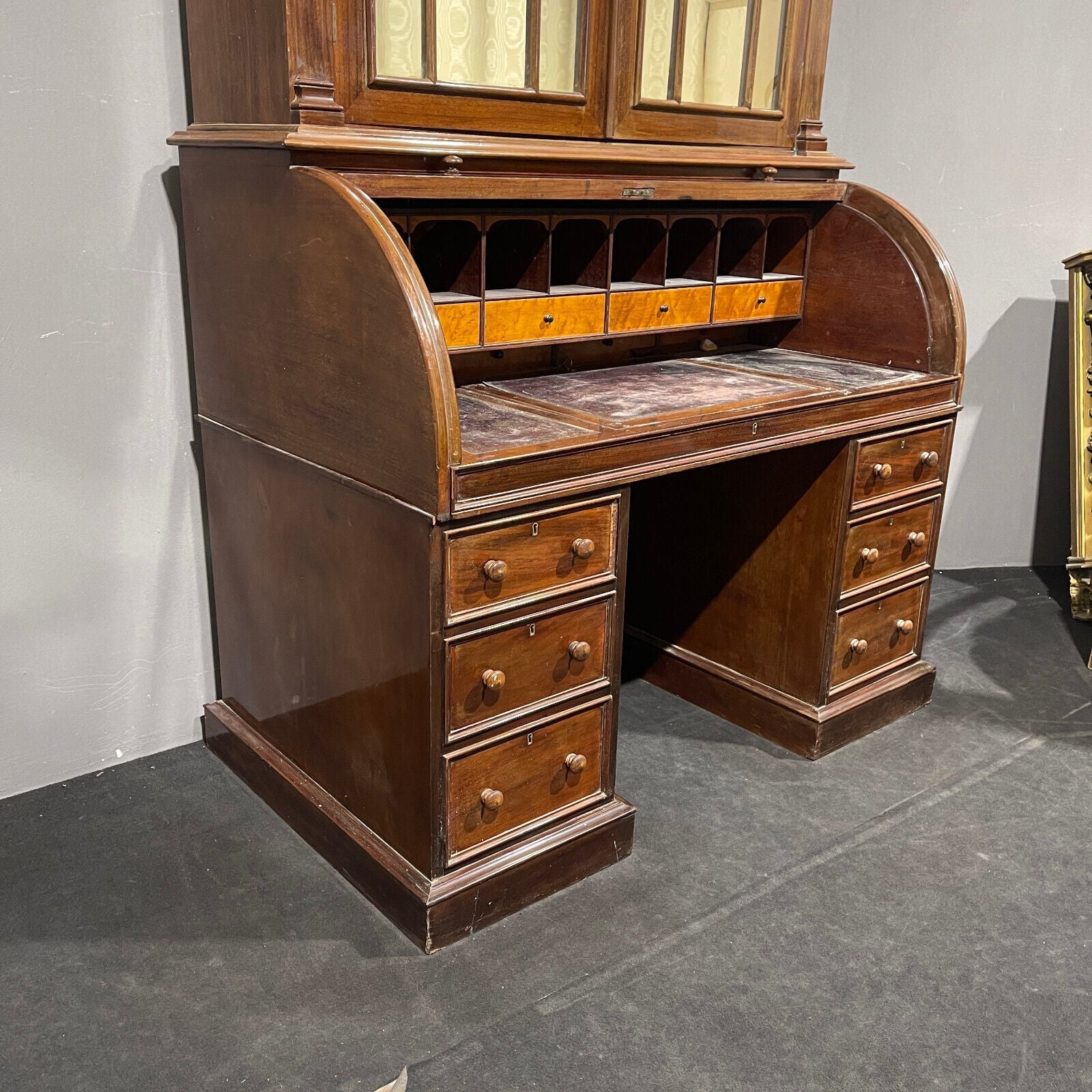Rooltop Vittoriano in mogano Epoca '800 XIX secolo - Vassallo Antiques Antiquariato Online
