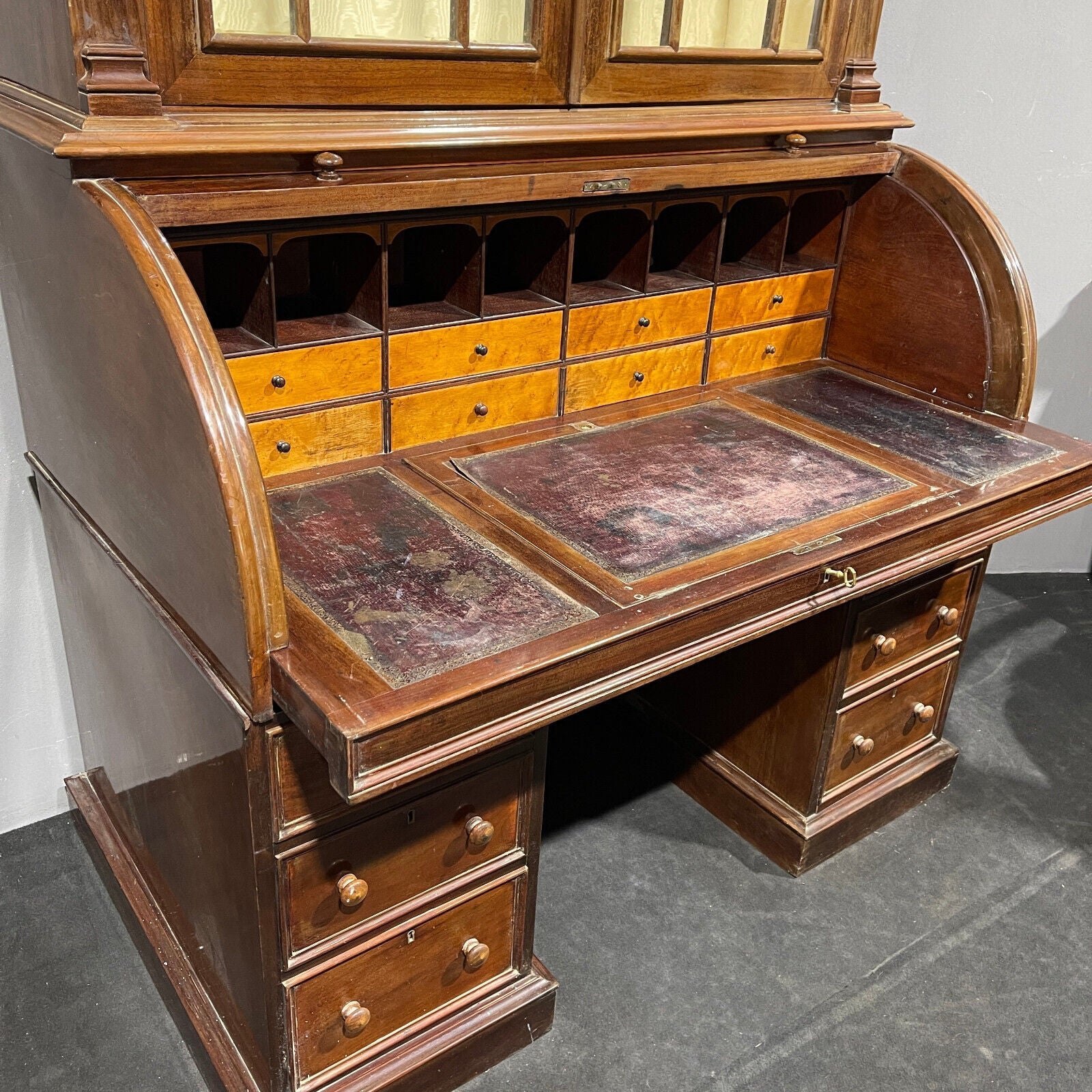 Rooltop Vittoriano in mogano Epoca '800 XIX secolo - Vassallo Antiques Antiquariato Online