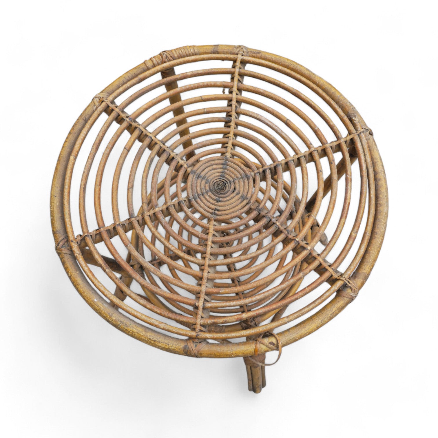 Salotto completo anni '60 in vimini - Vassallo Antiques Antiquariato Online