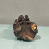 Scultura in legno scolpito Shulao, Cina - Vassallo Antiques Antiquariato Online