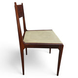 Sergio Mazza 4 sedie vintage chairs anni 50 palissandro italian design - Vassallo Antiques Antiquariato Online