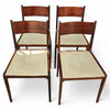 Sergio Mazza 4 sedie vintage chairs anni 50 palissandro italian design - Vassallo Antiques Antiquariato Online