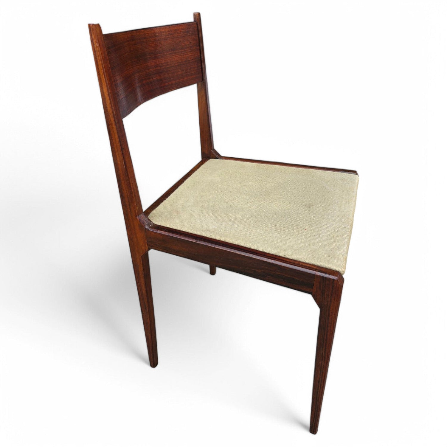 Sergio Mazza 4 sedie vintage chairs anni 50 palissandro italian design - Vassallo Antiques Antiquariato Online