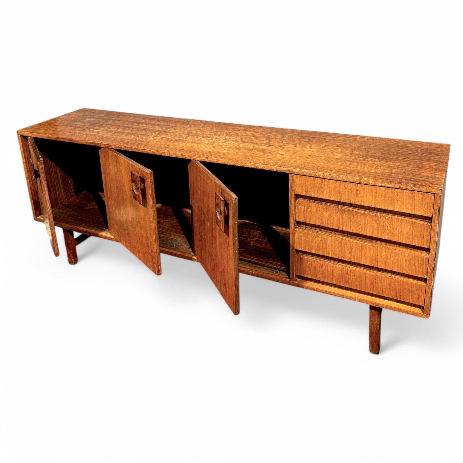 Servant design scandinavo sideboard anni '60 - Vassallo Antiques Antiquariato Online