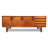 Servant design scandinavo sideboard anni '60 - Vassallo Antiques Antiquariato Online