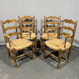 Set di quattro poltrone provenzali XIX secolo - Vassallo Antiques Antiquariato Online