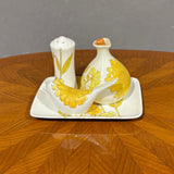 Set Olio Sale e pepe in ceramica Ernestine periodo Mid Century - Vassallo Antiques Antiquariato Online