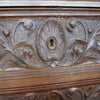 Coppia di settimanali in legno di noce