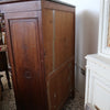 Coppia di settimanali in legno di noce