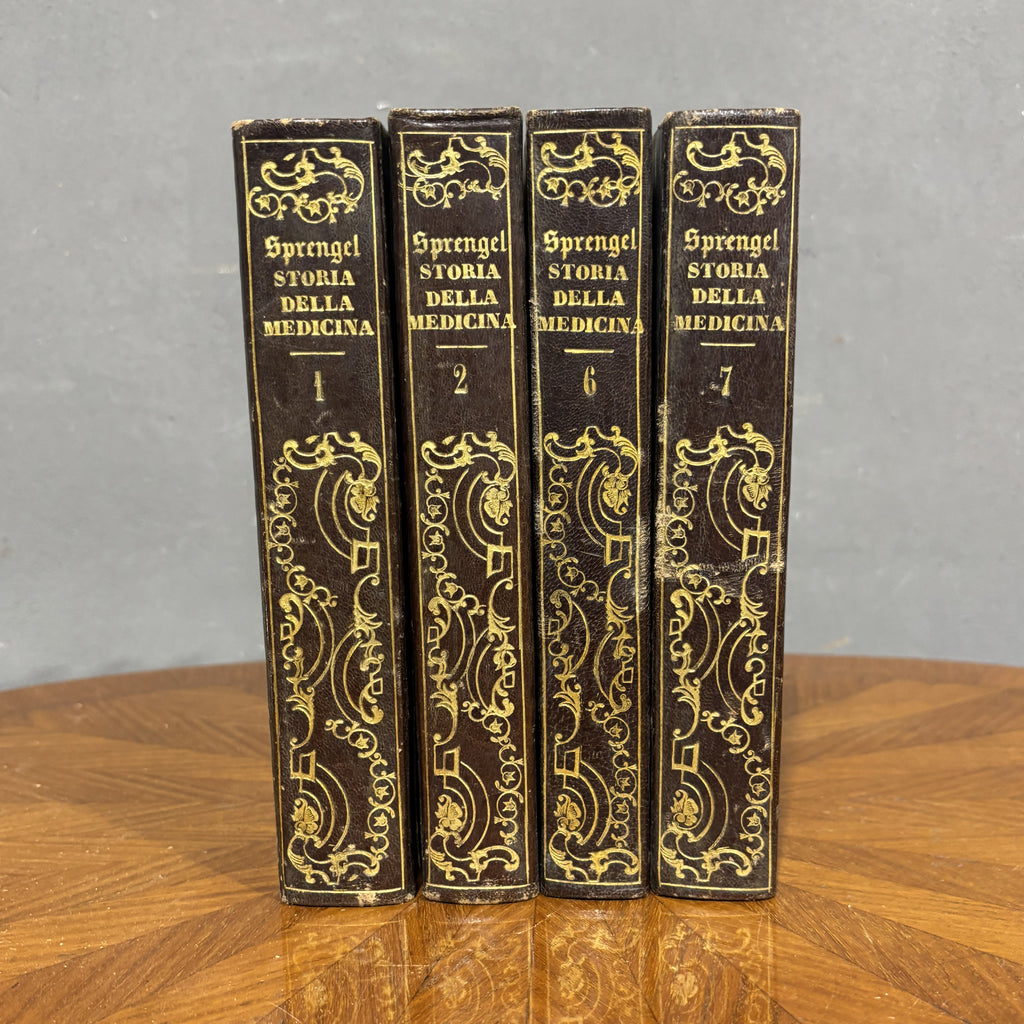 Lotto Storia Prammatica della Medicina - Sprengel 1824 Vol. 1,2,6,7