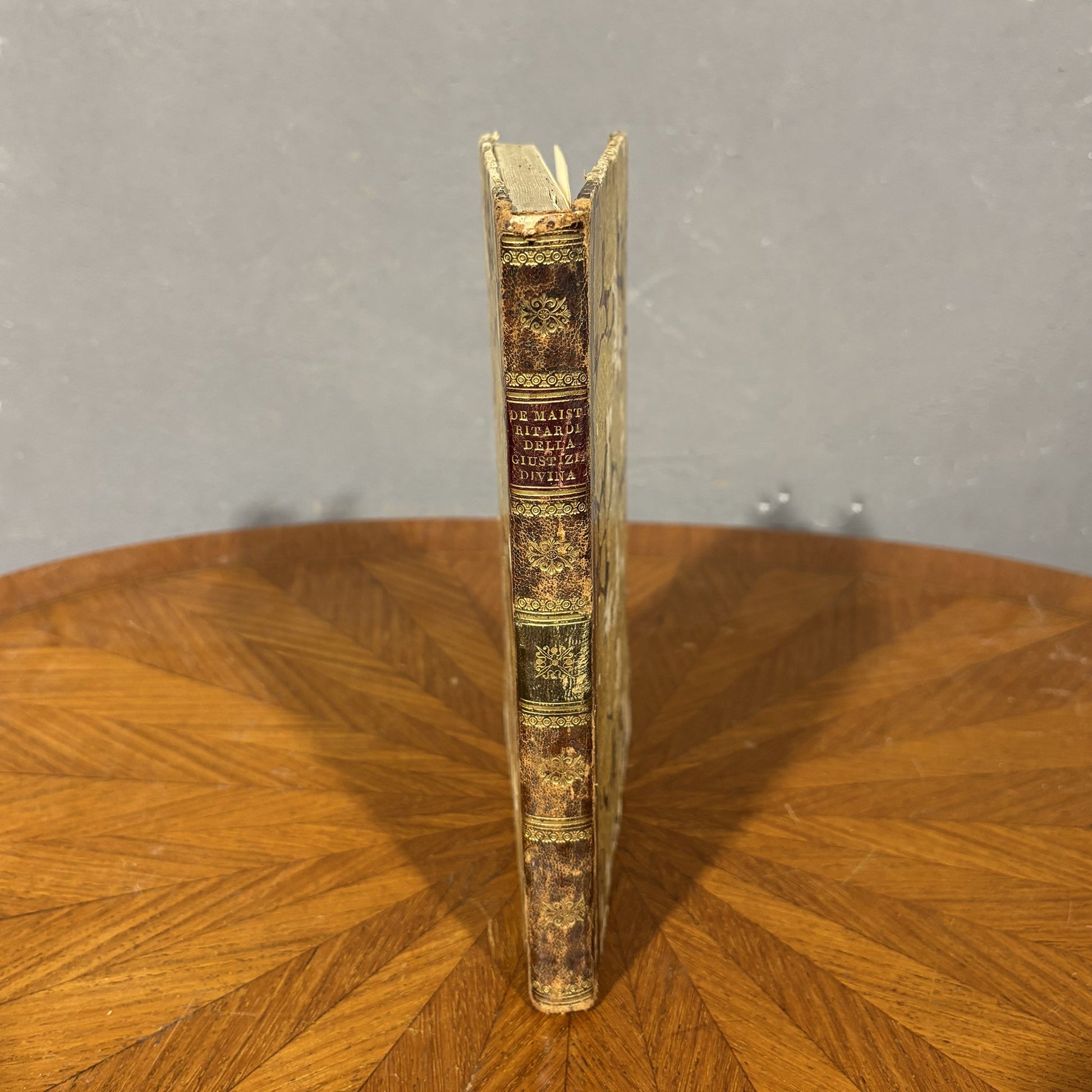 Sui ritardi della divina giustizia nella punizione dei colpevoli, De Maistre 1827 - Vassallo Antiques Antiquariato Online